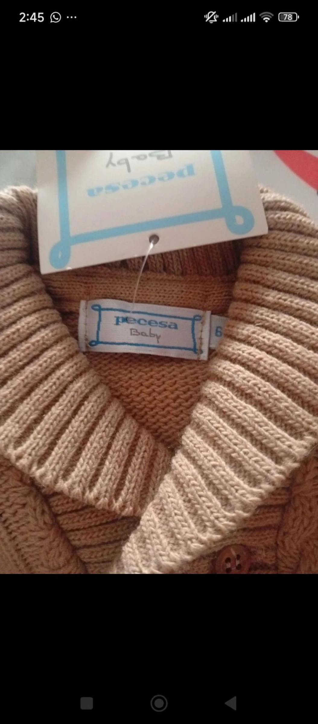 Precious baby sweater new with tags – photo 6